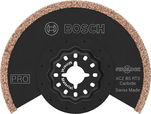 Bosch 10x PRO Multi Material ACZ 85 RT3 Multitool Blade (for Mortar, Aerated Concrete, Ø 85 mm, Professional Accessory Multitool)