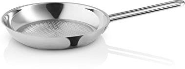Eva Trio | Stainless Steel Bratpfanne 24 cm Honeycomb |Der Pfannenkörper besteht zu 90 Prozent aus recyceltem Post-Consumer-Edelstahl | Polished steel