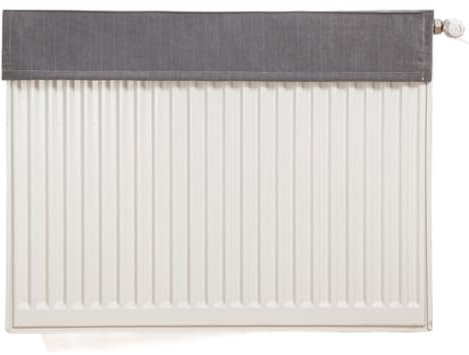 Cozomiz Housse et Radiateur Anti-Poussière Filtre pour Chauffage d'Espace 100cm L x 10cm La Gris