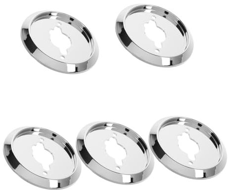Gadpiparty 5 Stück Gasherd Schalterknopf Öfen Herd Gasofen Bedienknopf Bedienknöpfe Für Gasherd Grill Bedienknöpfe Sockel Ersatz Gasherd Knopf Ersatz Silber Abs Galvanik