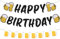 Bier Geburtstag Banner für Bierparty und Geburtstag Hochzeit Party Supplies (Schwarz)