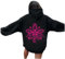 Damen Kapuzenpullover Sweatjacke Sweatshirt langärmlig, mit Taschen Oversized Sweatshirt Damen (Black, XL)