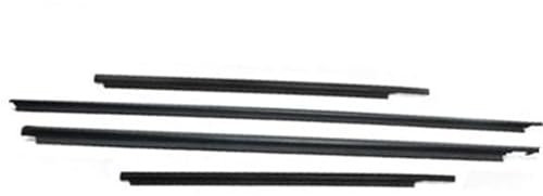 ZAPYVET Fenstertürdichtungen 4-teiliges Auto-Außentür-Gummi-Dichtungsprofil, for Toyota, for Vios 2008-2013, wasserdichtes Druckdichtungsprofil, Autozubehör Türgummi-Dichtungsstreifen