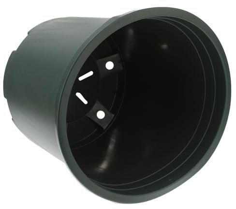 BESPORTBLE Plastic Flower Pot Tree Planting Bucket 5 Gallons Capacity Thicken Round Green Garden Ornament for Flower Tree Grass Planting Office Restaurant Decoration