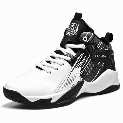 BINQER Herren High Top Basketball Sportschuhe Modische Anti-Rutsch-Basketballstiefel