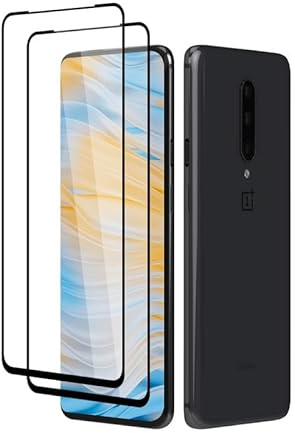 Devgoed [2 Stück] für Folie OnePlus 7 Pro Panzerglas, Displayfolie OnePlus 7T Pro Schutzfolie, Kratzfest, Bruchsicher und Blasendicht Displayschutz OnePlus 7 Pro/7 Pro 5G/7T Pro Screen Protector