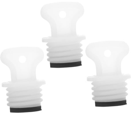 GLEAVI 3 Stück Pack Gummi Ersatzverschlüsse für Wärmflaschen Mittel 21mm Auslaufsicherer Stopfen für Heißwassersack Verschluss Langlebig Kompatibel für Erwachsene