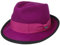 Lipodo Classic Wool Trilby Filzhut Damen/Herren - Wollhut Made in Italy - Hut aus Wollfilz - Trilbyhut Sommer/Winter - Fedora Fuchsia S (54-55 cm)