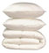 Pack linge de lit Microfibre - 1 Couette 200x200 cm + 2 Oreillers 60x60 cm blanc