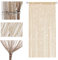 LLZ.COQUE String Door Curtains Panel Fly Screen Curtain Glitter Sparkly Divider Curtain Decoration for Doorways Windows - Champagne