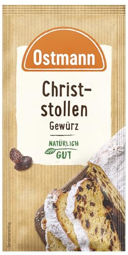 Ostmann Gewürze – Christstollen-Gewürz, Gewürzmischung für Stollen, ideal für Gebäck & Desserts in der Winter- und Weihnachtszeit, vegan, 7,5 g