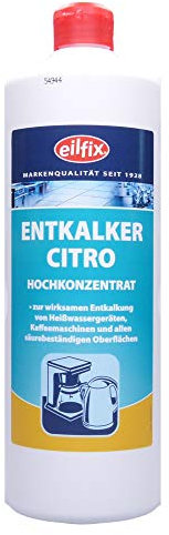 Eilfix Entkalker Citro für Kaffeevollautomaten und Espressomaschinen, hochwirksames Konzentrat, 1000 ml
