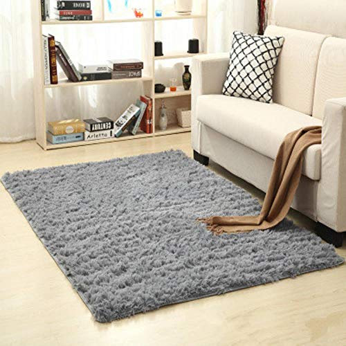 DAERG 80 x 120cm Thickened washed silk hair non-slip carpet living room rug coffee table blanket bedroom yoga mat,7,80 x120cm