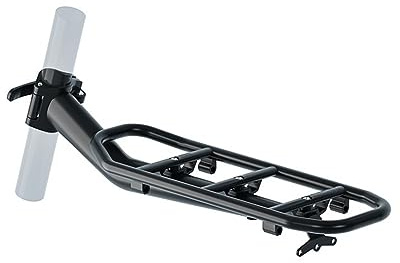 racktime CLIPIT 2.0 Sattelstützen-Gepäckträger, SNAPIT 2.0, schwarz | Montage per Schnellspanner, Nicht für Carbon-Sattelstützen zugelassen, Max. Belastung: 10 kg
