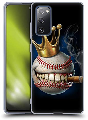 Head Case Designs Offizielle Tom Wood König des Baseball Monster Soft Gel Handyhülle Hülle kompatibel mit Samsung Galaxy S20 FE / 5G