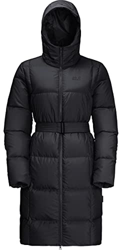 Jack Wolfskin Damen Frozen søefrakke W Mantel, Schwarz, XL EU
