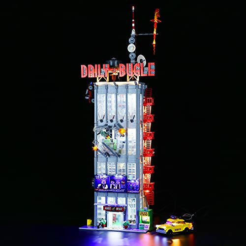 LIGHTAILING Licht-Set für (Spiderman Daily Bugle) Bausteine, LED-Licht-Set, kompatibel mit Lego76178 (Modell Nicht im Lieferumfang enthalten)