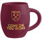 FOCO Premier League Football West Ham United Come On You Irons Slogan Tea Tub Mug