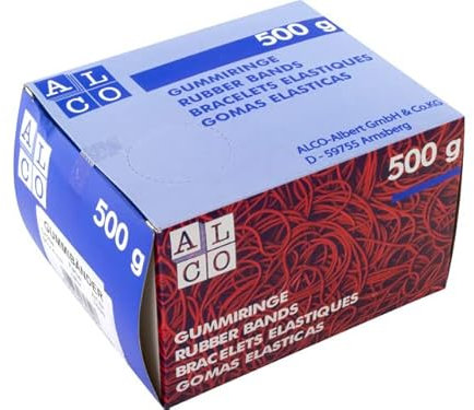 Elastische ALCO 80x4mm 500 Gramm in Box Natur