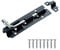 iPEAK Door Bolt Lock (6'') Black Heavy Duty Latch Door Lock (6-inch) Internal Gate Tower Bolt Strong Barrel Bolt Slide Bolt for Door (1 Pack)