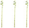 Dracaena Sanderiana Lot de 3 bambou porte-bonheur en spirale Hauteur env. 50 cm Diamètre du pot 5 cm