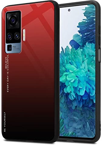 RankOne Gradient Glitter Coque pour Vivo X51 5G (6.56 inches), Thin Slim Protective Etui Housse Cover - 5