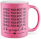 Tasse Glitzer, Geschenk Motiv Ich rege mich nicht auf Ich bring einfach alle um Kaffee-Becher Geschenkidee Tasse mit Spruch lustig Teetasse Humor Kaffeetasse (Pink Glitzer)