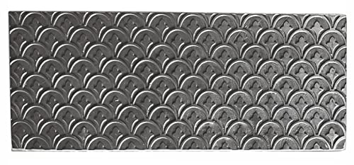Metal Pattern Texturing Plate for Rolling Mill & Hydraulic Press. Choice of Design Style 11 to 20. (J2495) Free UK Postage (Style 13)