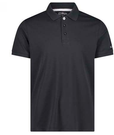 CMP Herren Short-Sleeved Polo Shirt Polo (1er Pack) | Schutz vor Wind, schneller Feuchtigkeitstransport, atmungsaktives Material, leichtes Tragegefühl
