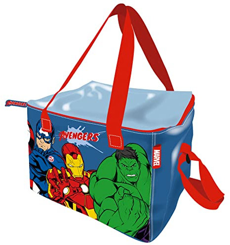 Marvel Avengers Bolsa Térmica Impermeable para Almuerzo y Lonchera Infantil