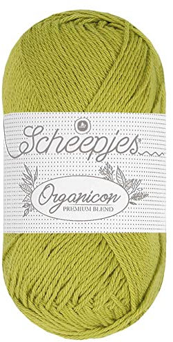 Scheepjes - Scheepjes 228 Olive Organicon Garn - 5x50g