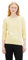 Tom Tailor Denim Damen Sweatshirt mit Raffarm & Struktur, 34585 - Light Yellow, L