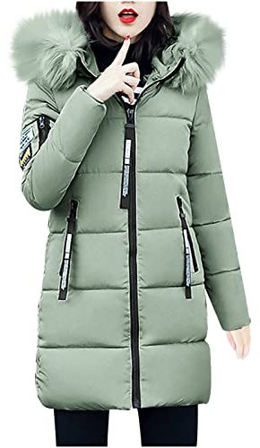 Manteau Femme Enceinte - Hiver Poche Col Manteau Femmes Zipper Chaud Veste Outwear À Capuche ÉPais Coton Femmes Manteau Manteau Cachemire Longue