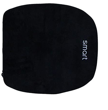 WITTSY Autositzkissenbezug Sitzpolstermatte Für Smart 451 453 Fortwo Coupe Cabrio Forfour Zubehör Zubehör (Color : Black 1pc)