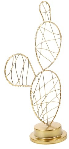 WOONEKY Lampada Da Tavolo Forma Di Cactus Design Moderno e Decorativo Per Camera Da Letto Luce Notturna Con Base Stabile Perfetta Per e Decorazioni Festive