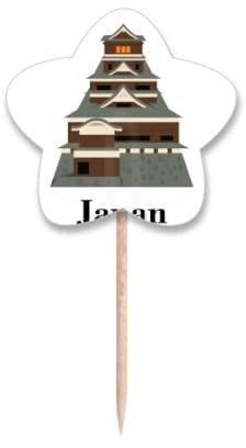 Palillos de dientes tradicionales japoneses con diseño de estrella, palillos de dientes