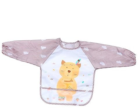 MERRYHAPY 1 Stk Lätzchen malschürze für kinder schutzanzug kinder -Überkleidung für den Haushalt wasserdichte Babyschürze Schürze zum Füttern von Babys Fütterungszubehör Polyesterfaser