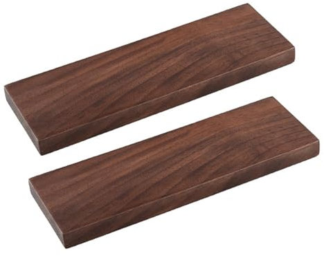 Laroal Lot de 2 Blocs de Bois à sculpter pour la Sculpture, Panneau en Bois de Noyer Noir, Bloc de Bois Massif, Blocs de Bois, kit de Sculpture sur Bois