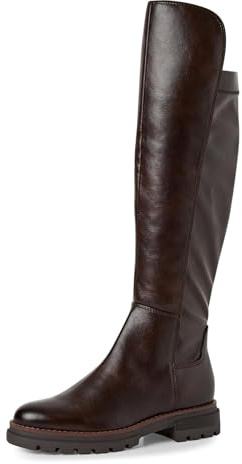 Marco Tozzi Overknee-Stiefel 2-25640-43, Stivali alla Moda Donna, Moka, 38 EU