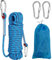 GOMETY Corda da 10 m, per esterni, 10 mm, con 2 moschettoni, corda per arrampicata, corda in nylon, con 2 ganci in acciaio, per attività all'aperto, campeggio, giardino, attività all'aperto, corda di
