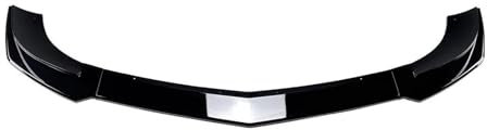 DZSQWETYU Frontspoiler Für Mercedes W204 S204 C Klasse Frontschürze Lip Spoiler Splitter Diffusor C200 Für AMG Facelift 2011-2015 Bodykits Tuning ABS Frontspoilerlippe(Glänzend schwarz)