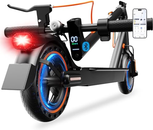 TODIMART Trottinette Électrique Adulte antivol Ultra Legere 650W 36V 7.8Ah | Autonomie 30km · Charge Max. 120kg · Pneus nid d’abeille increvables · Clignotants · Suspension · APP Bluetooth · Pliable