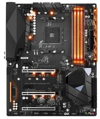 Placa Base for GA-AX370-Gaming K5 con Socket AM4 DDR4, For Gigabyte, Partes