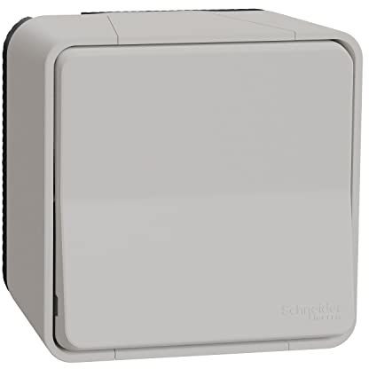 Schneider Electric - Mureva Styl - Va et vient - complet saillie - IP55 - IK08 connexion auto - blanc - MUR39021