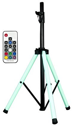 American Audio Color Stand LED Color Changing Tripod Leg Speaker Stand with Remote
