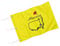 COGOLFING Golf Flag with Grommets, Double-Side Printed Augusta National Flag, 420D Nylon Golf Pin Flags, Putting Green Flags for Golf Course Driving Range Collection, 14 H x 20 L, Yellow