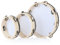 MIVIDE 3-teilig Tambourin, Holz Tambourin, Handtrommel für Erwachsene (6zoll, 7zoll und 10zoll)