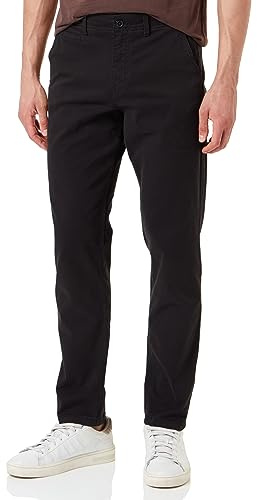 JACK & JONES Men's Jpstace Jjharlow Chino Noos Trousers, Black, 32 W/30 L