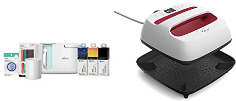 Cricut Mug Press, Starter Bundle & EasyPress 2 | 22.5cm x 22.5cm (9 x 9) Heat Plate | Heats up to 205°C (400°F) | Heat Press for Iron On Vinyl (HTV), Infusible Ink and Sublimation
