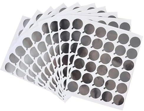300 x Jade Stone Cover Stickers for Individual Eyelash Glue Aluminium Foil Stickers 2cms Diameter disposable Glue Cover Stickers Tutu Lash